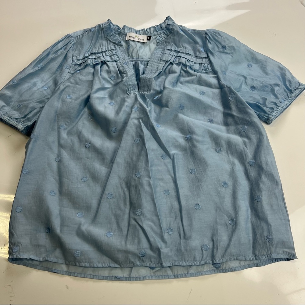 Three Pears women’s blue shirt M